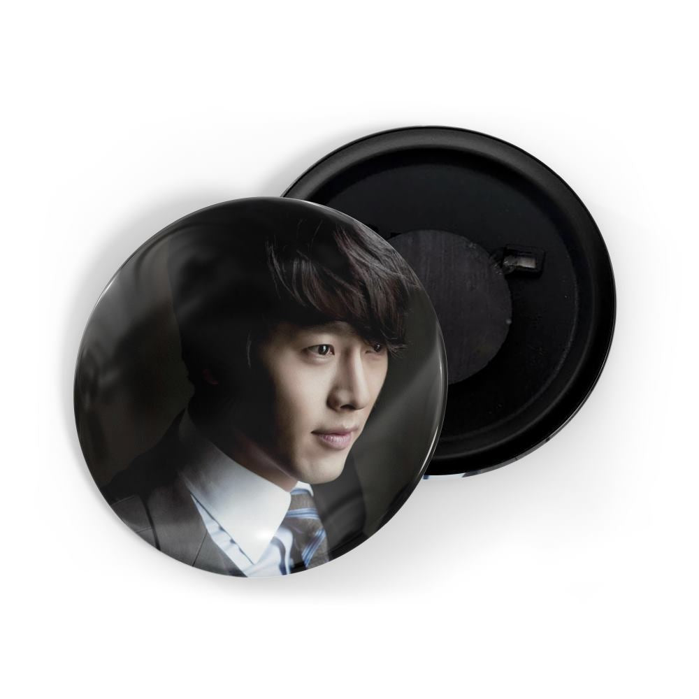 dhcrafts Fridge Magnet K-Drama Korean Actor Multicolour Hyun Bin D2 Glossy Finish Design Pack of 1